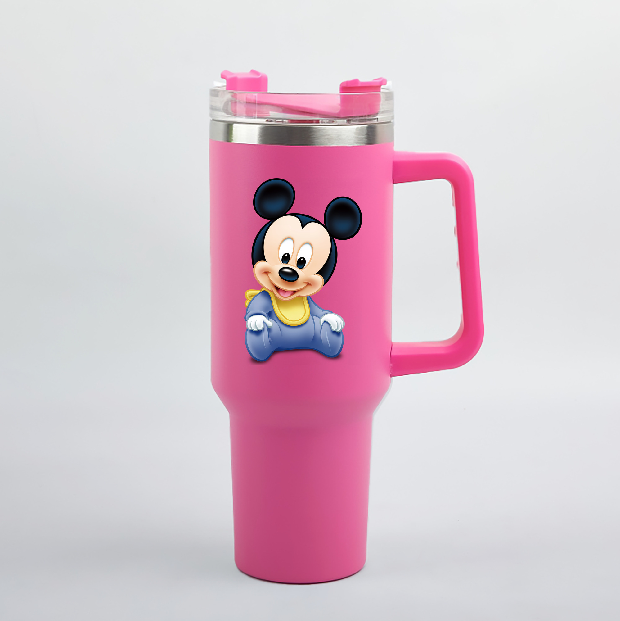 （画像用） ミッキーマウス Mickey Mouse 1200mL車用タンブラー（カラープリント）